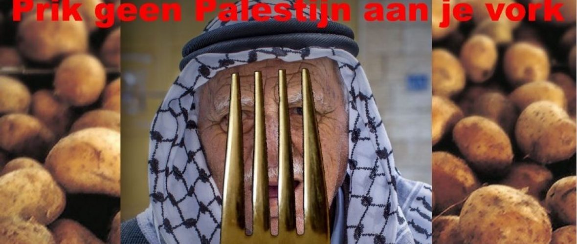 boycot actie: prik geen Palestijn aan je vork