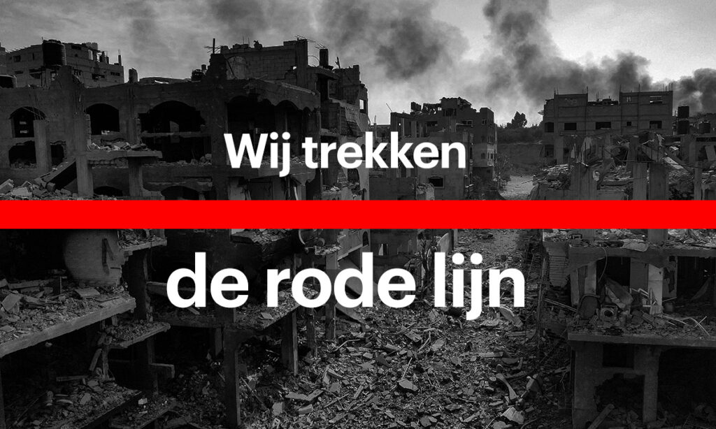 Op 18 mei demonstratie ”Wij trekken de rode lijn”  in Den Haag
